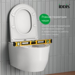 Унитаз подвесной Iddis Aiger AIGRDSEi25 безободковый торнадо