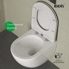 Унитаз подвесной Iddis Axes AXERDSEi25 безободковый торнадо