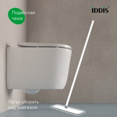 Унитаз подвесной Iddis Slide SLIRDSEi25 безободковый торнадо