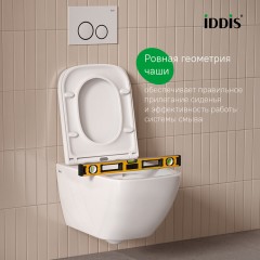Унитаз подвесной Iddis Torr TORRDSEi25 безободковый