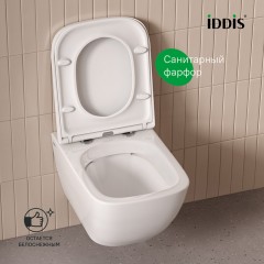 Унитаз подвесной Iddis Torr TORRDSEi25 безободковый
