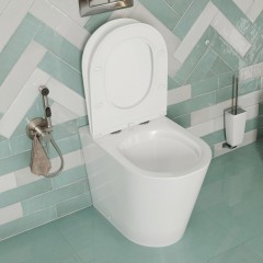 Унитаз приставной Iddis Calipso CALRDSEi26 безободковый