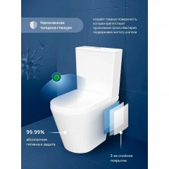 Унитаз Stworki Вестфолл S08400WH безободковый торнадо