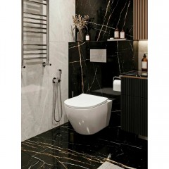 Унитаз подвесной Stworki Кронборг S28401WH безободковый