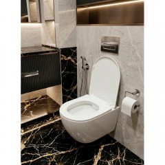 Унитаз подвесной Stworki Кронборг S28401WH безободковый