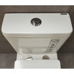 Унитаз Bloomix Bravos MT3127TSB/UF1 безободковый торнадо с функцией биде и смесителем