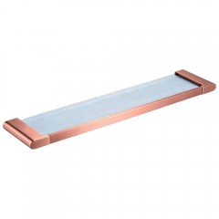 Полка стеклянная Felice K 1020 Rame Spazzolato
