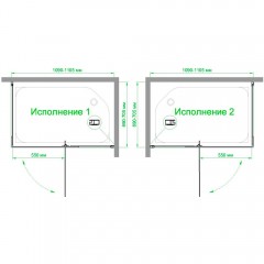 Душевое ограждение Royal Bath RB7110HPVD-C-CH
