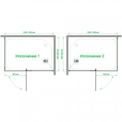 Душевое ограждение Royal Bath RB9130HPVD-T-CH