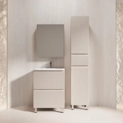 Тумба с раковиной Style Line Марокко 60 напольная крем
