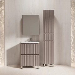 Тумба с раковиной Style Line Марокко 60 напольная тауп тёмный