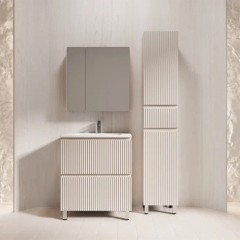 Тумба с раковиной Style Line Марокко 70 напольная крем
