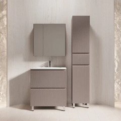 Тумба с раковиной Style Line Марокко 70 напольная тауп тёмный