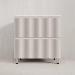 Тумба с раковиной Style Line Марокко 80 напольная крем