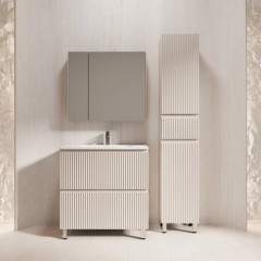 Тумба с раковиной Style Line Марокко 80 напольная крем