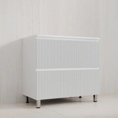 Тумба с раковиной Style Line Марокко 90 напольная белый матовый