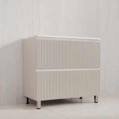 Тумба с раковиной Style Line Марокко 90 напольная крем