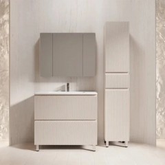 Тумба с раковиной Style Line Марокко 90 напольная крем