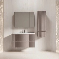 Тумба с раковиной Style Line Марокко 90 подвесная тауп тёмный