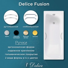 Ванна чугунная Delice France Fusion 170x70 DLR230647R