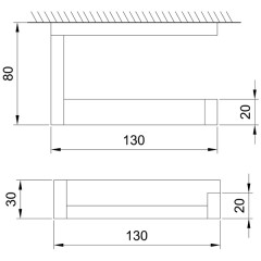 Бумагодержатель Steinberg 460 2800