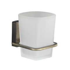 Стакан для зубных щеток стеклянный WasserKRAFT Exter K-5228