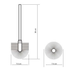 Щетка для унитаза WasserKRAFT K-027