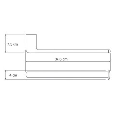 Полотенцедержатель WasserKRAFT Berkel К-6851