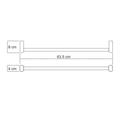 Полотенцедержатель WasserKRAFT Berkel К-6830