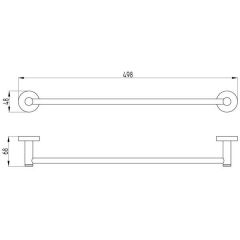 Полотенцедержатель Gro Welle Rube RBE512