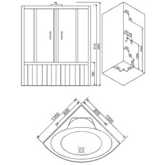 Душевая кабина Grande Home WS118 S6