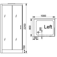 Душевая кабина Grande Home WS116R S6 WW