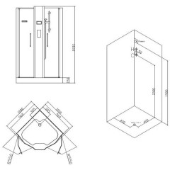 Душевая кабина Grande Home WS119T S6