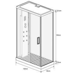Душевая кабина Wasserfalle W-9907A