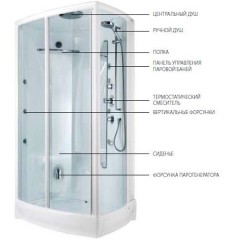 Душевая кабина Teuco L04M L
