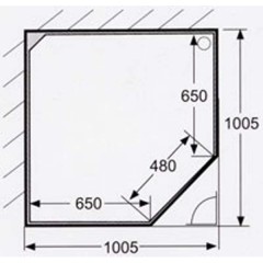 Душевая кабина IDO Showerama 9-5 (7-5) Basic White 100
