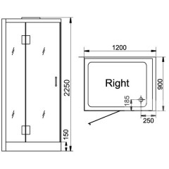 Душевая кабина Grande Home WS109L S6 WW