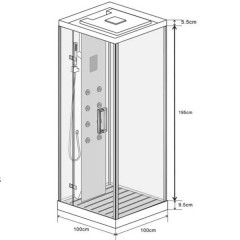 Душевая кабина Wasserfalle W-9903