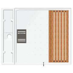 Душевая кабина Svedbergs S-Box 110 De Lux-3000 L