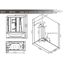 Душевая кабина SSWW B615A L