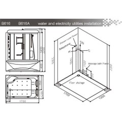 Душевая кабина SSWW B616A L