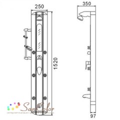Душевая панель Gllon S2308