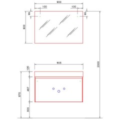 Комплект мебели Novello Light 45 G105