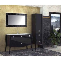 Комплект мебели Aquanet Мадонна 120 чёрный 00168916