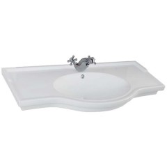 Тумба с раковиной Aquanet Николь 110 орех 00180522 + 00172466