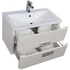 Комплект мебели Aquanet Паллада 80 слоновая кость 00175459