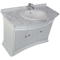 Тумба с раковиной Aquanet Греция 110 белый (серый) 00171545 + 00101085 + 00168239