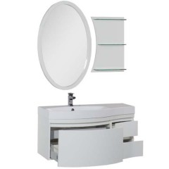 Тумба под раковину Aquanet Опера 115 L белый 00169656