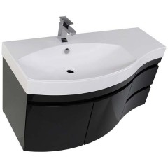 Тумба под раковину Aquanet Опера 115 L черный 00169612