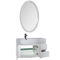 Комплект мебели Aquanet Сопрано 95 L белый 00169344
